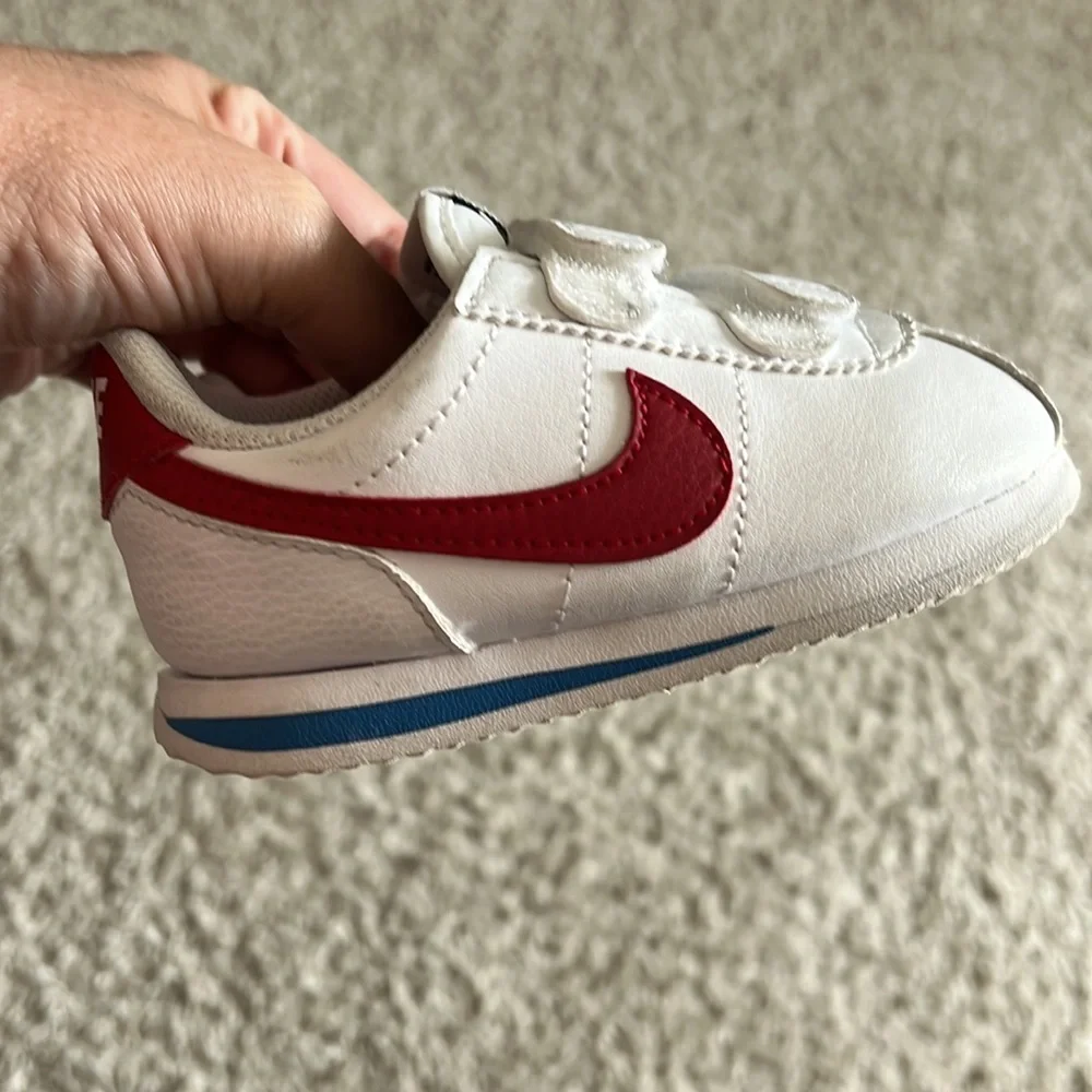Nike Cortez Basic SL 7c White Red - Picture 3 of 7